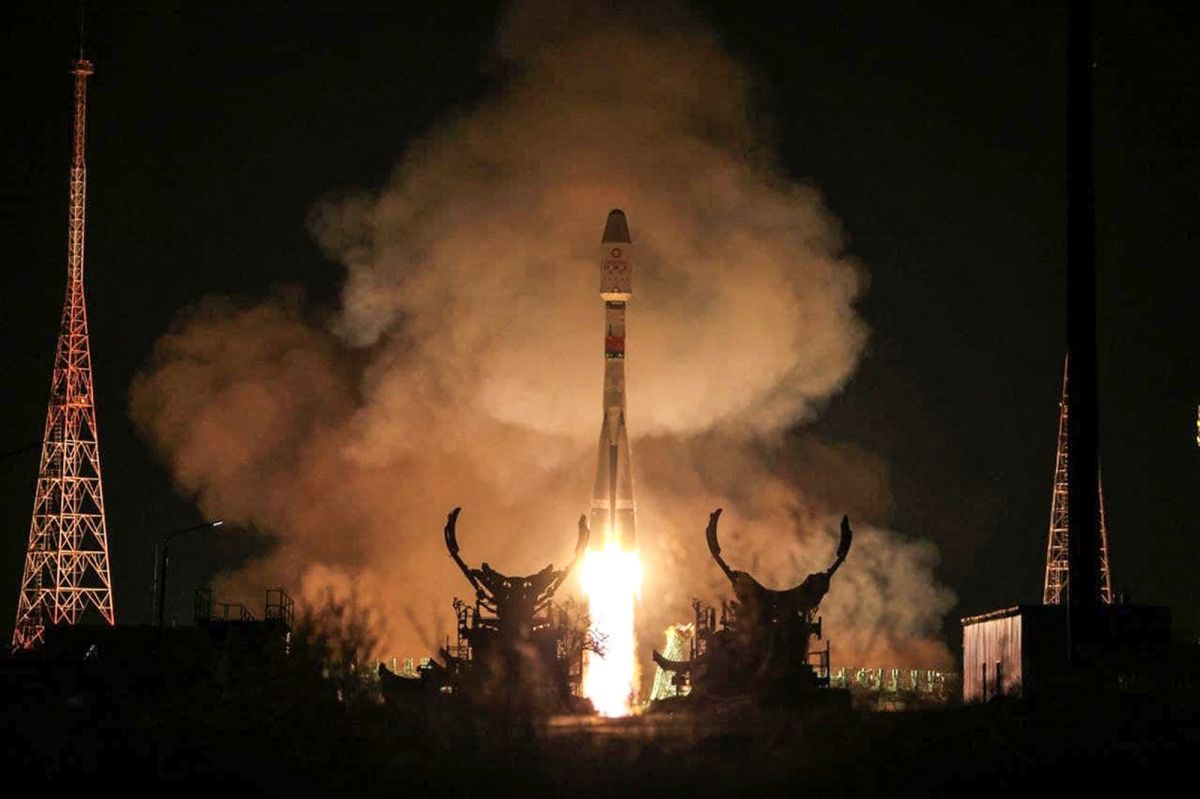 ▲俄羅斯停售火箭引擎給美國。圖為俄國聯邦太空總署先前釋出的火箭發射資料照。（圖／美聯社／達志影像）