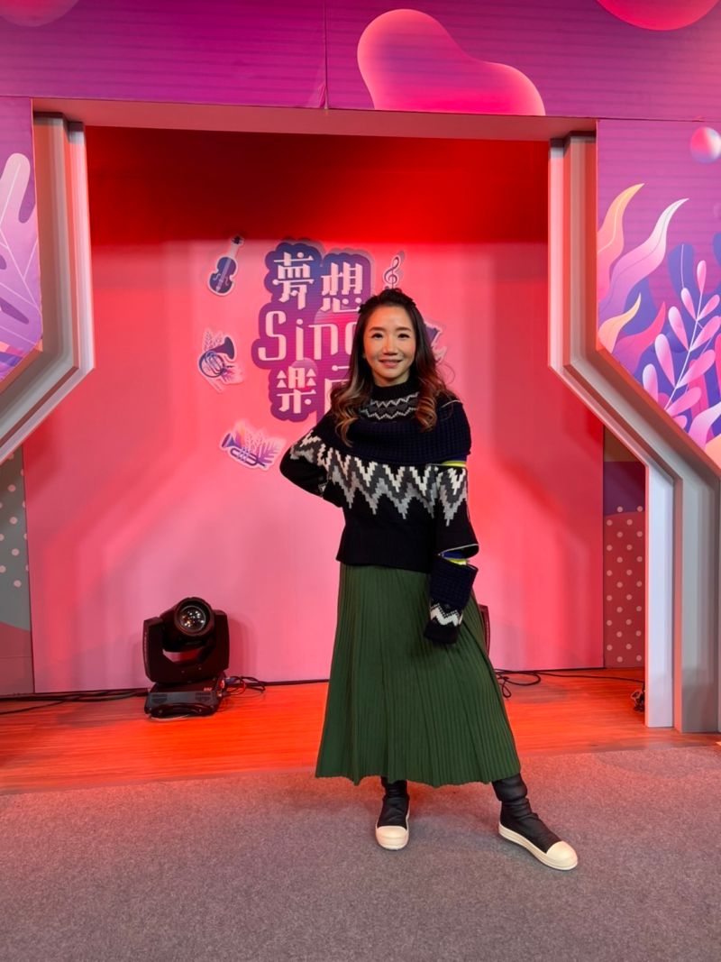 ▲《夢想Sing樂園2》評審長陶晶瑩講評常給選手受用歌唱建議。(圖/17LIVE_提供)