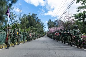 ▲陸軍步兵206旅新制教召實施行軍訓練。（圖／軍聞社提供）