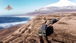 日俄北方四島爭議 ▲圖為俄軍部署在松輪島。(圖/美聯社/達志影像)