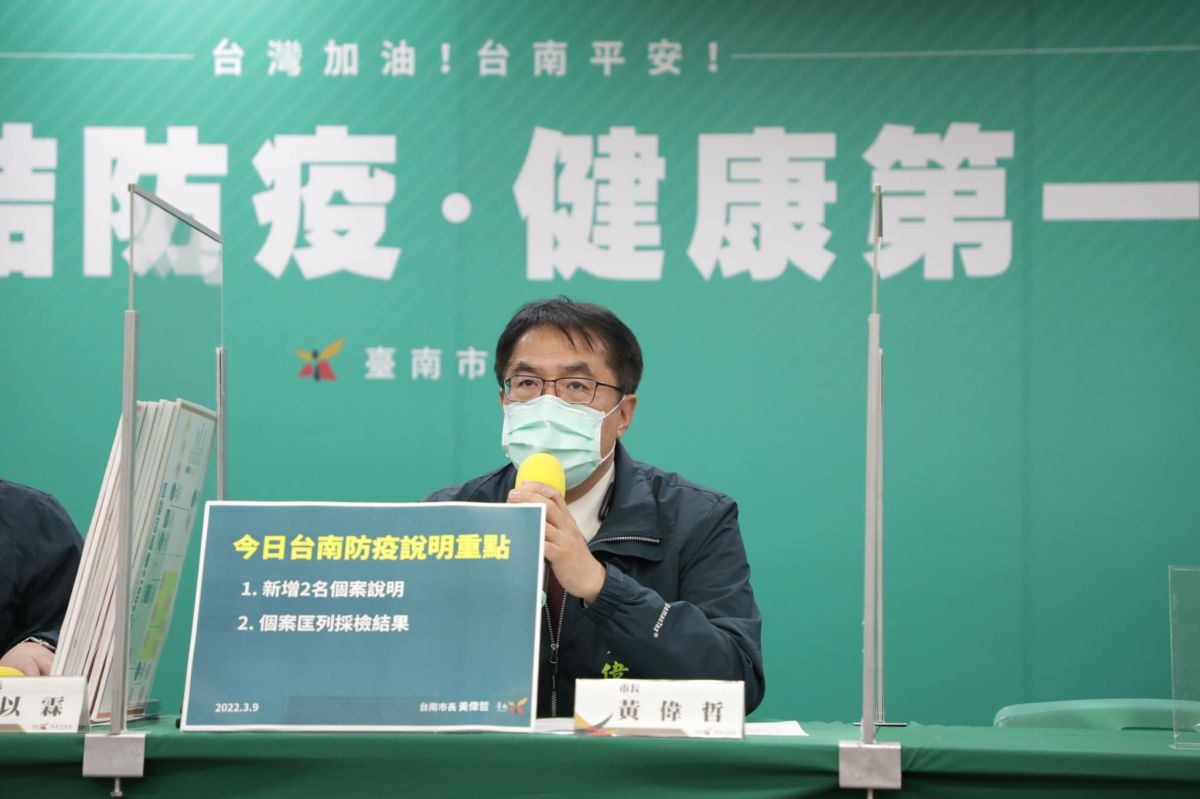 ▲台南市長黃偉哲。（圖／翻攝自黃偉哲臉書）