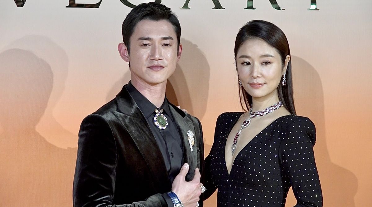 ▲《華燈初上》兩大媽媽桑林心如、吳慷仁互別苗頭，一起現身義大利珠寶品牌BVLGARI寶格麗Magnifica頂級珠寶暨腕錶展，聽到不少人熱切甜喊「寶寶」小名，讓吳慷仁招架不住，直喊「不要亂cue」。林心如突然爆雷「第三季兩家店要合併」，一席玩笑話嚇壞所有人。（圖／記者陳思誼攝）