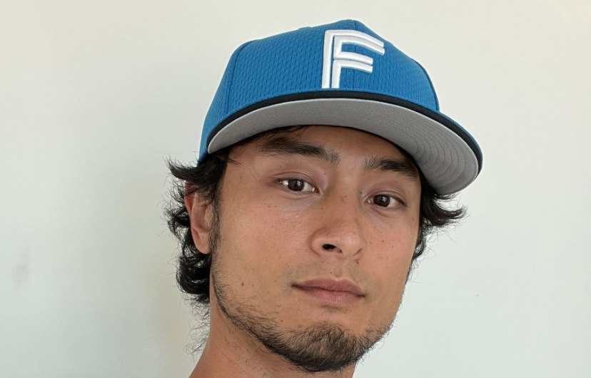 ▲達比修有穿上火腿球衣。（圖／達比修有推特）