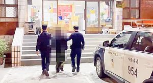 ▲八德警方調閱監視器，找到郭姓男子到案說明。（圖／八德分局提供）