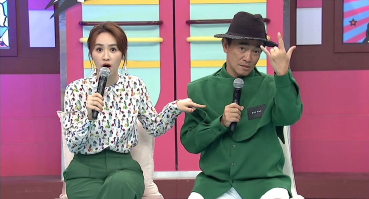 ▲吳姍儒（左）、吳宗憲暫停錄製《小明星大跟班》。（圖／中天綜合台提供）