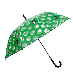 ▲Kate Spade圓點雨傘，售價$600元。尺寸：81*10公分。（圖／台灣星巴克提供）