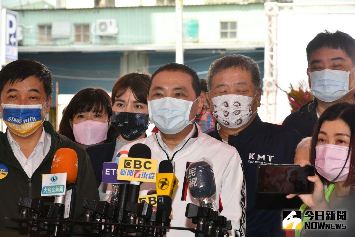 ▲新北市長侯友宜強調，在挫折當中學會成長，不斷調整步伐，努力的往共同目標走，總有一天會走出低迷。（圖／記者陳志仁攝，2022.03.10）
