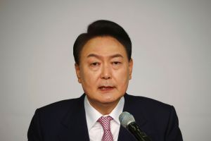 ▲尹錫悅在韓國第20屆總統中勝選。（圖／美聯社／達志影像）