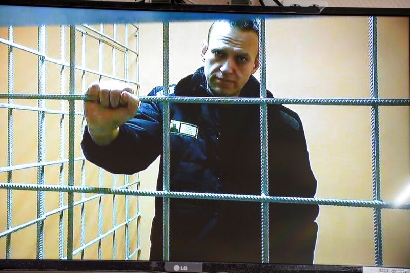 ▲被囚禁獄中的俄羅斯反對派領袖納瓦尼（Alexei Navalny）表示，蒲亭總統下達的部分動員令將導致一場「大規模悲劇」。（圖／美聯社／達志影像）