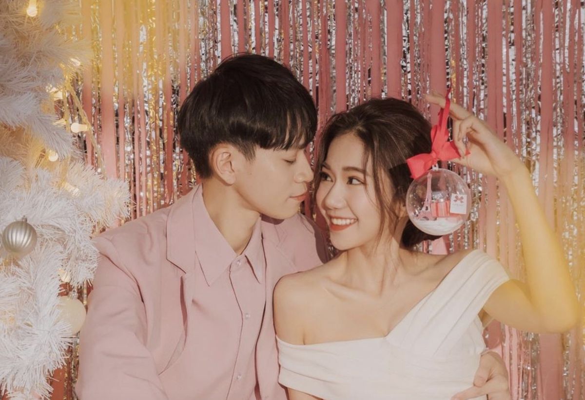 ▲知名YouTuber團體「眾量級CROWD」由家寧以及Andy老師一對情侶組成，經常拍攝情侶互整的影片，圈粉無數觀眾。（圖/家寧IG）