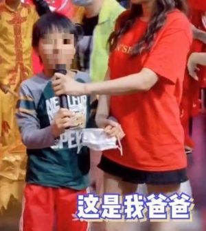 ▲林瑞陽兒子反駁張庭逗笑觀眾。（圖／翻攝微博）