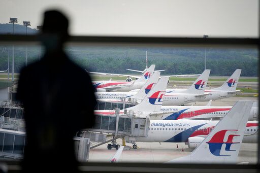 ▲馬來西亞航空一架空中巴士A350客機，11日飛行時引擎突然故障，緊急降落在日本羽田機場。示意圖。（圖／美聯社／達志影像）