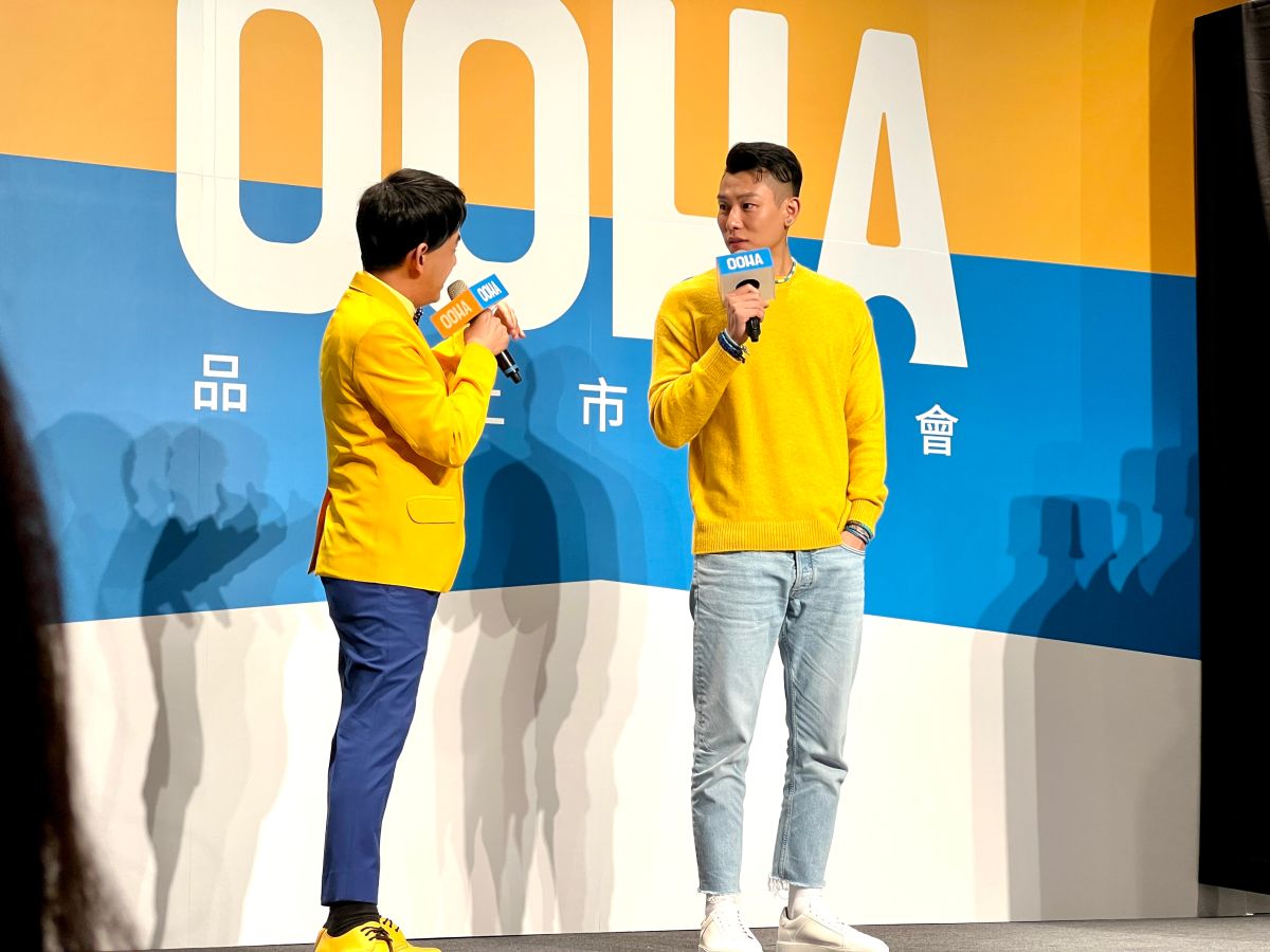 ▲可口可樂推出全新無糖氣泡飲「OOHA」，邀請瘦子為品牌大使。(圖／記者周淑萍攝)