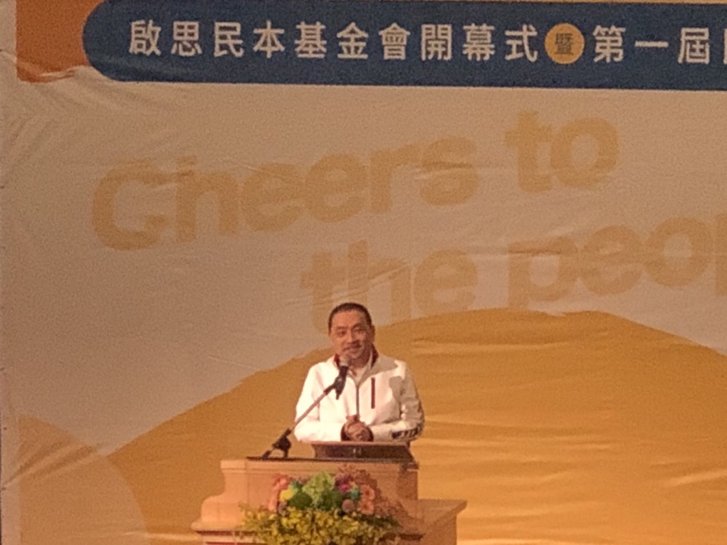 ▲國民黨立委蔣萬安備戰北市，延攬侯友宜輔選大將，侯友宜說，兩人風格不同，但理念相同就一起努力。(圖／記者余祥攝，2022.3.12)