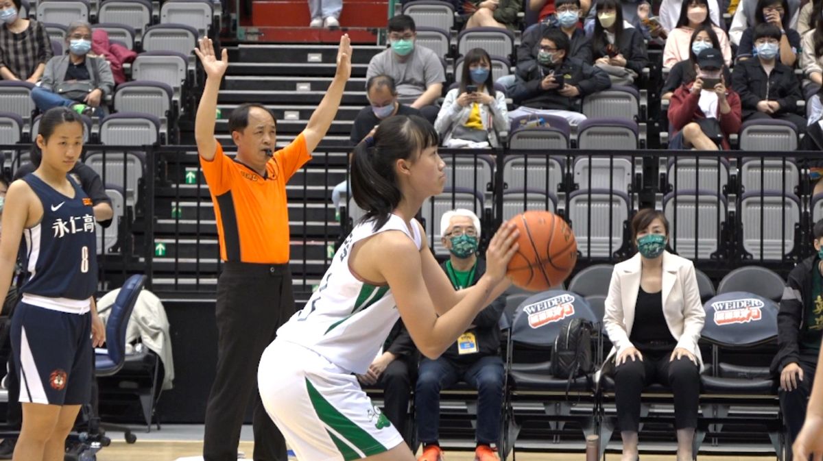 ▲北一女中鋒黃子芸。（圖／陳云茹攝）