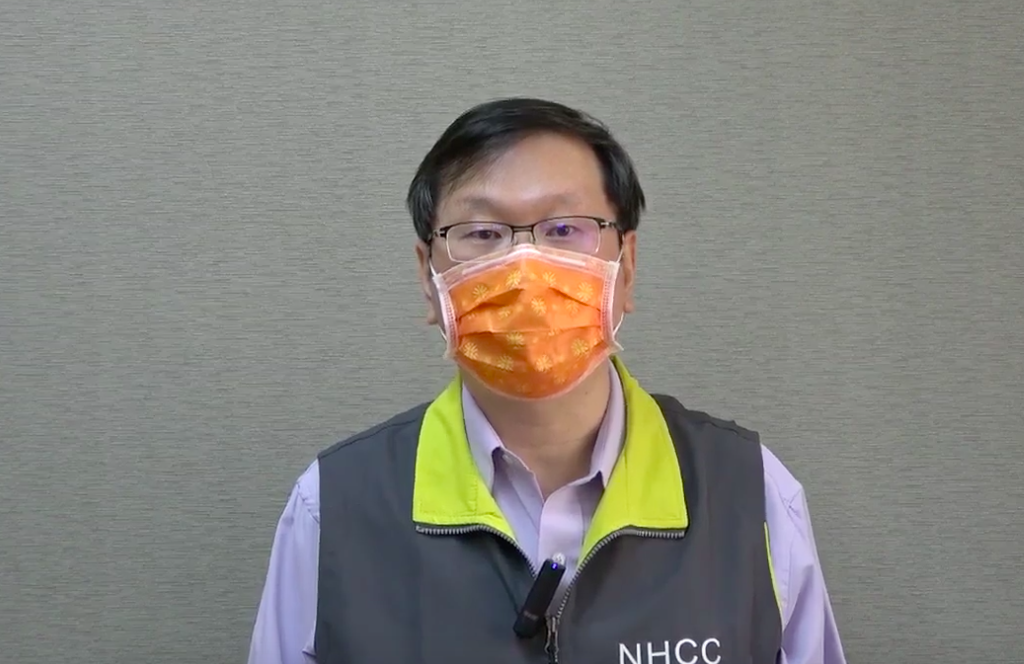 ▲指揮中心發言人莊人祥說明12日國內本土個案狀況。（圖／指揮中心）