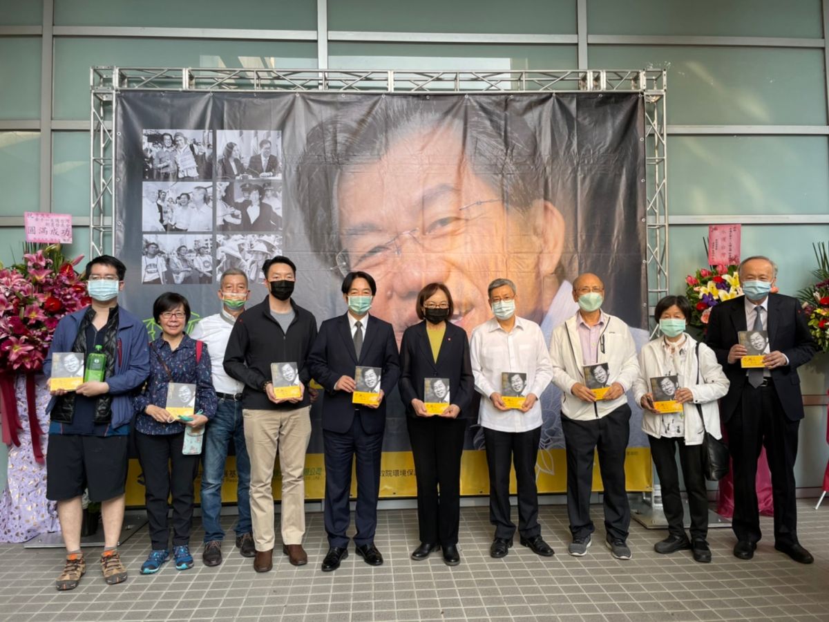 ▲記述李應元的新書發表，副總統賴清德、前副總統陳建仁到場。（圖／記者黃宣尹攝，2022.03.12）