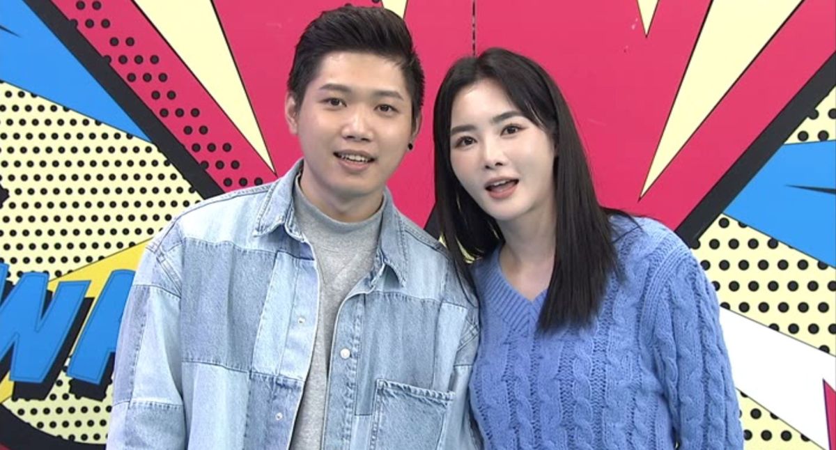 ▲舒子晨（右）與男友穩交2年，被星座專家提醒「緋聞問題」。（圖／中天提供）