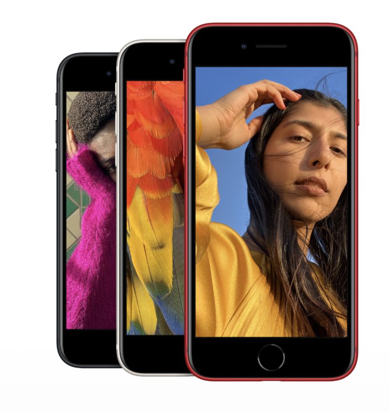 ▲Apple iPhone SE3 維持實體指紋辨識。(圖/翻攝官網提供)