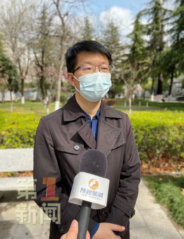 ▲中國疾控專家張義受訪時針對西安確診足跡進行解釋。（圖／翻攝自第一新聞）
