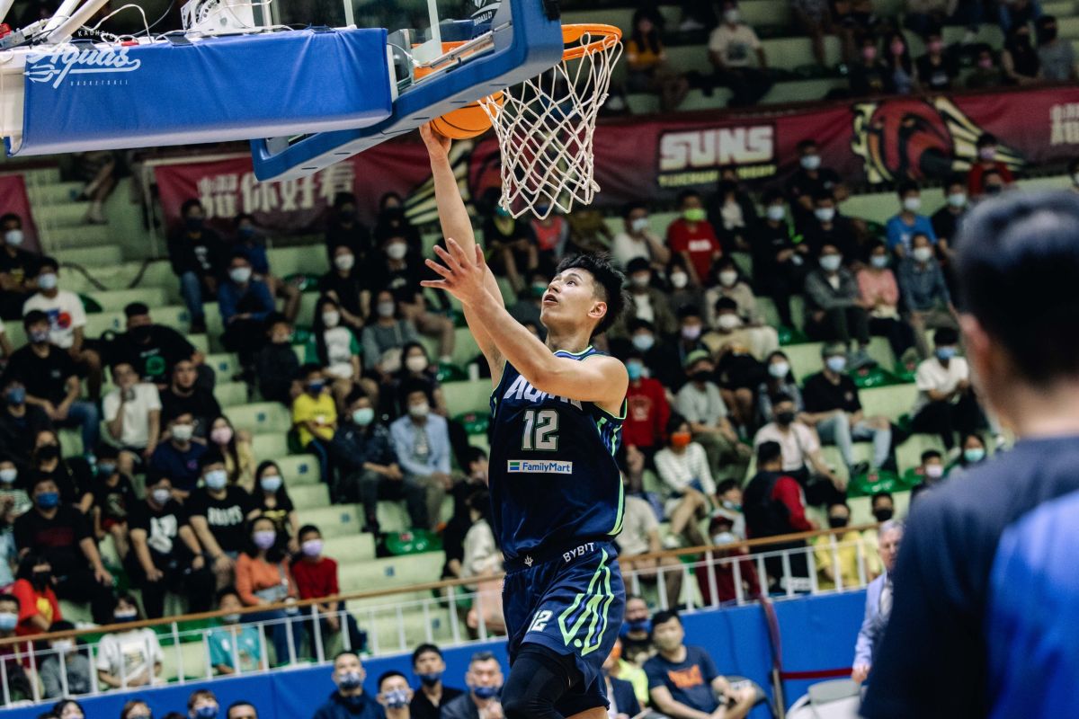 ▲林任鴻貢獻14分、4籃板、1抄截。（圖／高雄全家海神隊提供）。