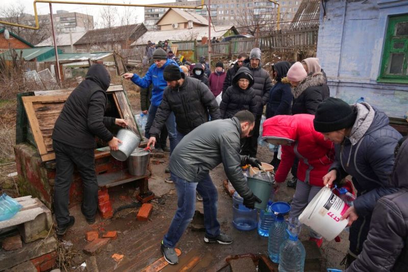▲烏克蘭東南部戰略港市馬立波（Mariupol）市長表示，所有市民必須撤離，以逃避人道災難。（圖／美聯社／達志影像）
