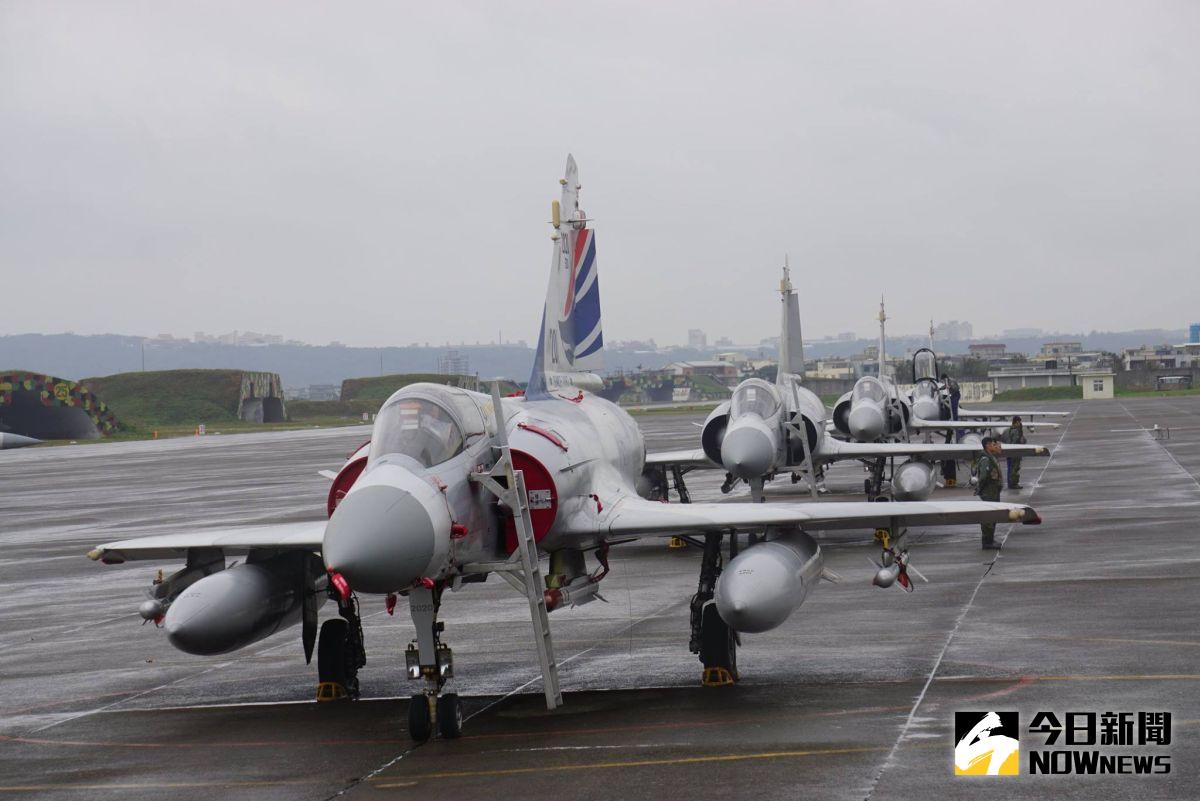 ▲新竹空軍基地幻象2000機隊。非新聞當事飛機。（資料照／記者呂炯昌攝）