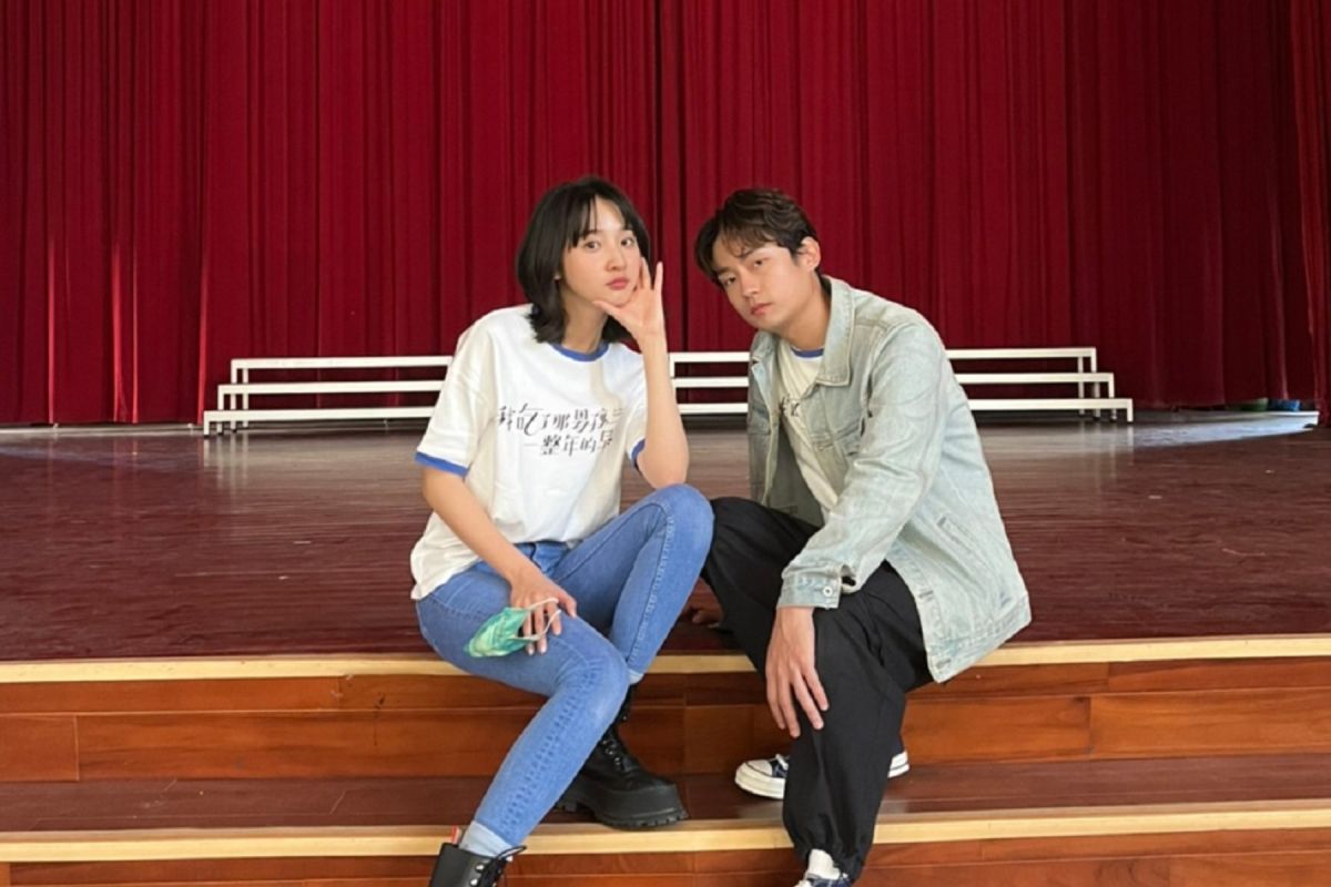 ▲李沐為了宣傳，前往校園與學生分享電影及生活。（圖／華映娛樂）