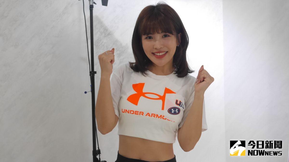 ▲樂天女孩團長壯壯為了新寫真集，特地減肥5公斤。（圖／吳政紘攝）