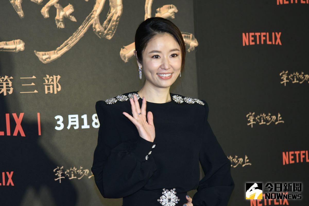 ▲林心如暗示《華燈初上》真兇人選。（記者/林調遜攝）