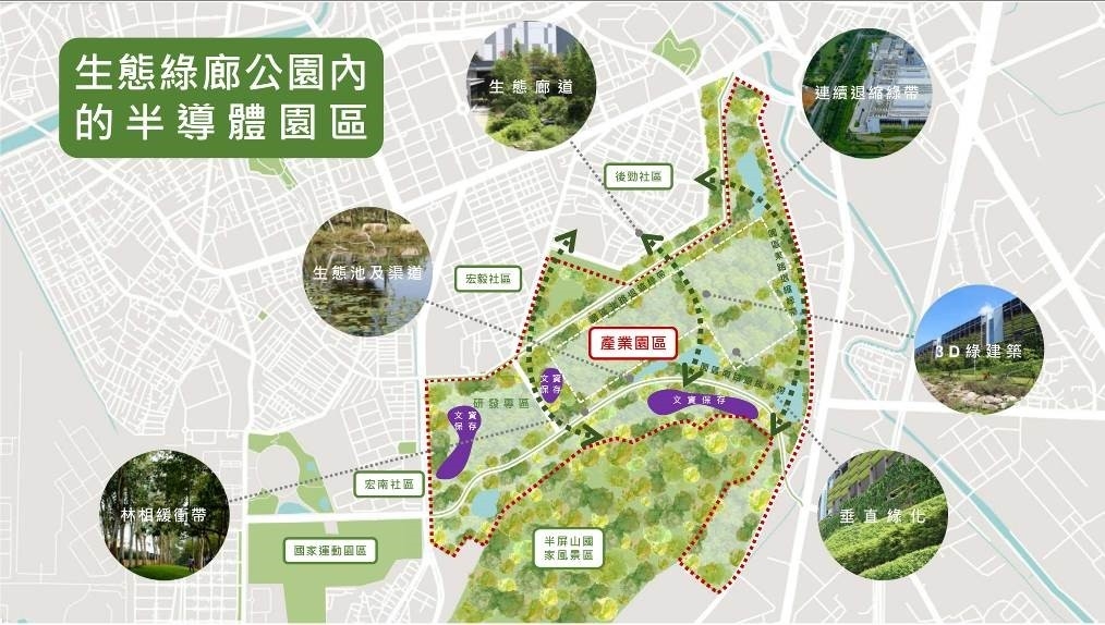 ▲高市府將高雄煉油廠定位為「生態公園中的科技園區」。（圖／高市府提供）