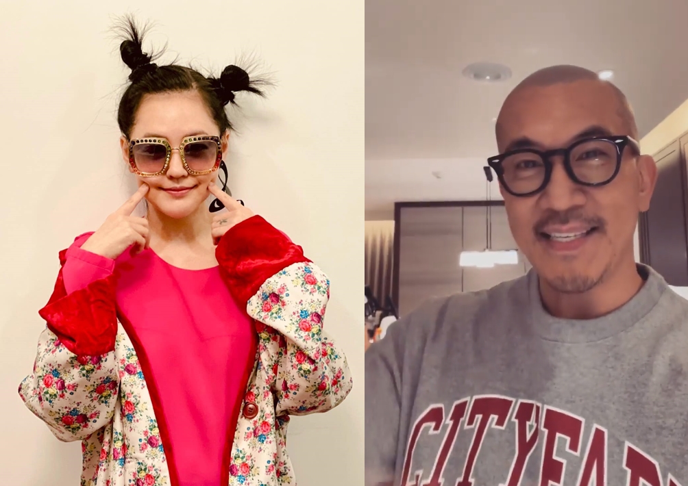 ▲具俊曄力挺小S，隔離期間也高唱《99乘法表》。（圖／翻攝小S臉書）