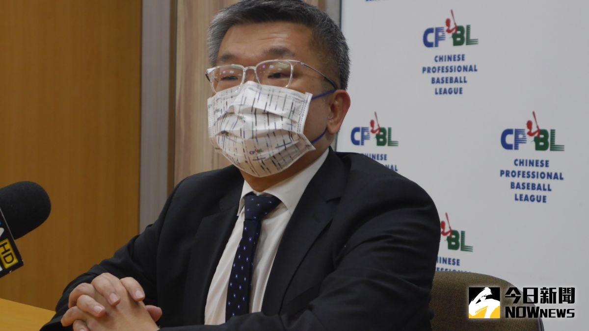 ▲中職會長蔡其昌。（圖／吳政紘攝）