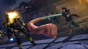 《2019年《漫威復仇者聯盟》「卡瑪拉·克汗」便是遊戲中的主人翁,她擁有改變自身外型和大小的能力。(圖/翻攝自《漫威復仇者聯盟》遊戲畫面) 《2019年《漫威復仇者聯盟》「卡瑪拉·克汗」便是遊戲中的主人翁,她擁有改變自身外型和大小的能力。(圖/翻攝自《漫威復仇者聯盟》遊戲畫面)