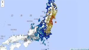 ▲日本發生規模7.4地震。（圖／翻攝日本氣象廳）