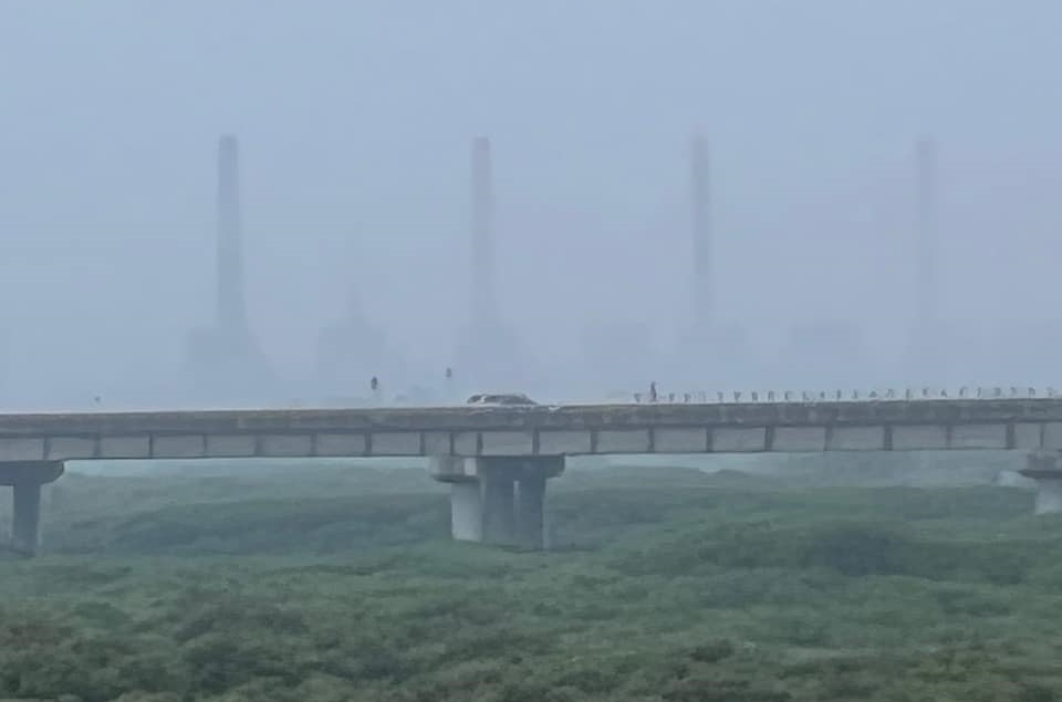 ▲台中火力發電廠驚傳氨氣外洩！台電檢修20分鐘排除（圖／林靜儀臉書，2022.03.17）