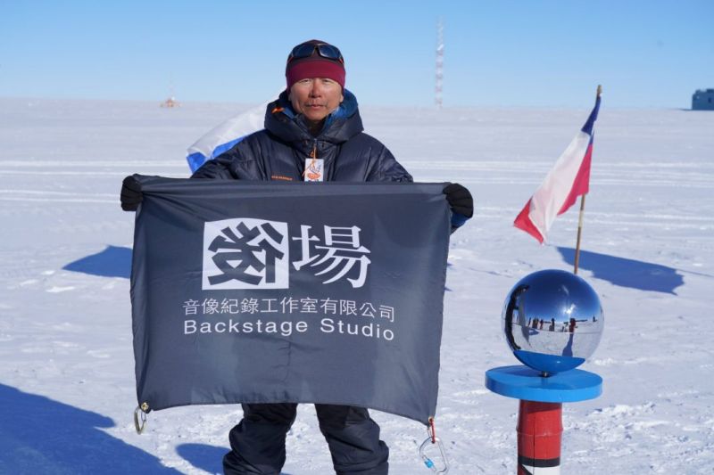 ▲2019年楊力州導演前往南極拍攝，重新體悟了生命的意義。（圖片提供/後場音像紀錄工作室）