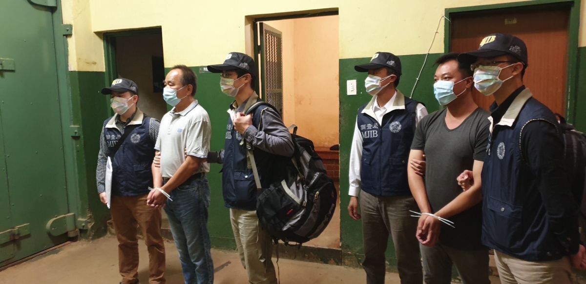 ▲調查局自史瓦帝尼押解2台籍受刑人返國服刑案，班機預計3月17日晚7時左右抵達桃園機場。（圖／調查局提供）