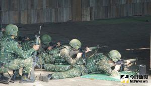 ▲新制教召召員在林口靶場進行65K2步槍射擊訓練。（圖／記者呂炯昌攝）