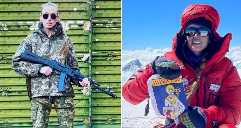 烏克蘭首位登上聖母峰女子　自願參軍捍衛國家
