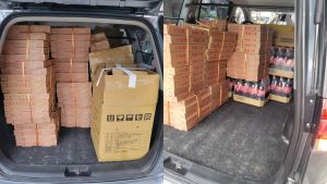▲有外送員開車送4萬元的披薩,場面讓所有同行驚呆。(圖/外送員的奇聞怪事) ▲有外送員開車送4萬元的披薩,場面讓所有同行驚呆。(圖/外送員的奇聞怪事)