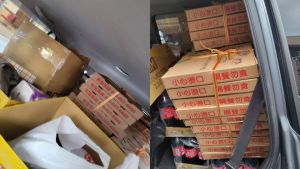 ▲有外送員開車送4萬元的披薩,場面讓所有同行驚呆。(圖/外送員的奇聞怪事) ▲有外送員開車送4萬元的披薩,場面讓所有同行驚呆。(圖/外送員的奇聞怪事)