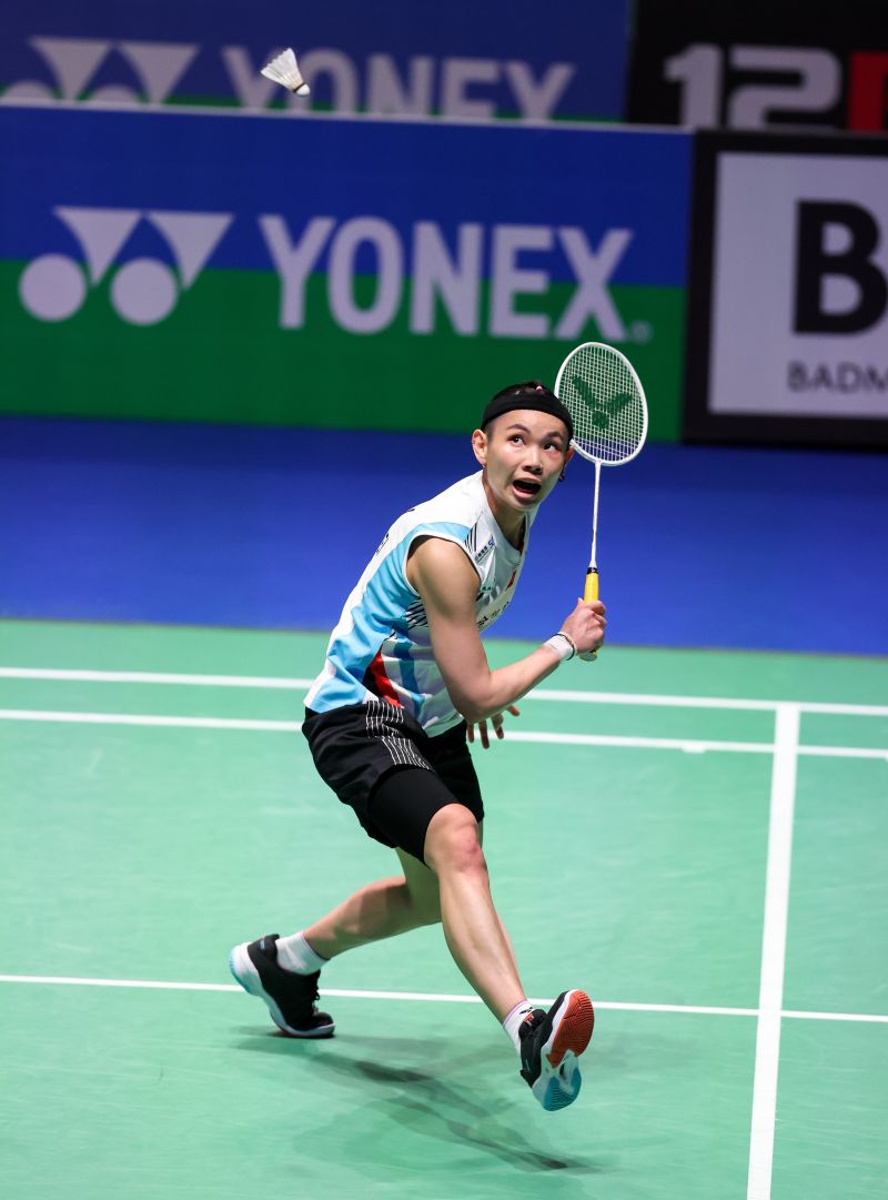 ▲戴資穎反拍美技入選全英賽五大好球。（圖／Badminton photo提供）