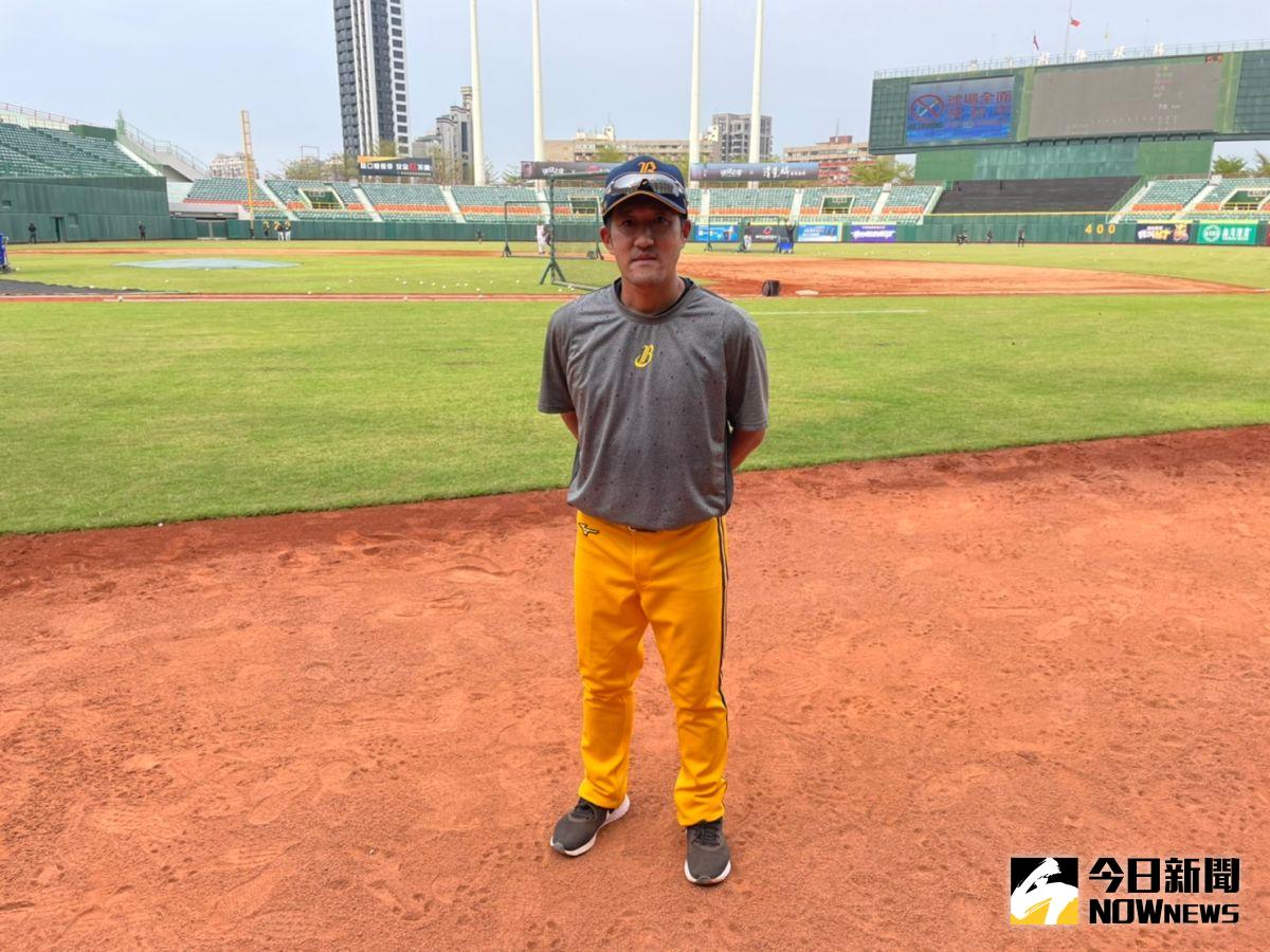 ▲中信兄弟野手統籌教練平野惠一。（圖／吳政紘攝）
