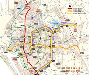 ▲高捷黃線路線示意圖。（圖／高市府捷運局提供）