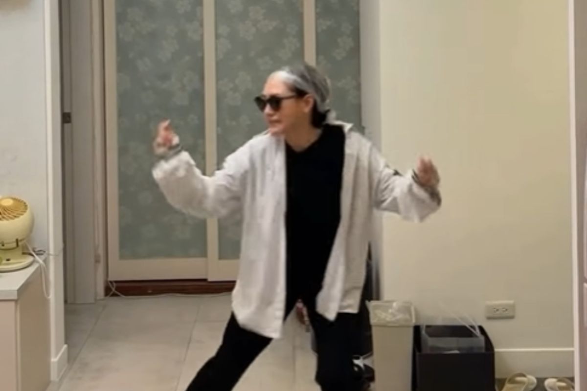 ▲小S跳舞歡迎姊夫具俊曄出關。（圖／小S臉書）