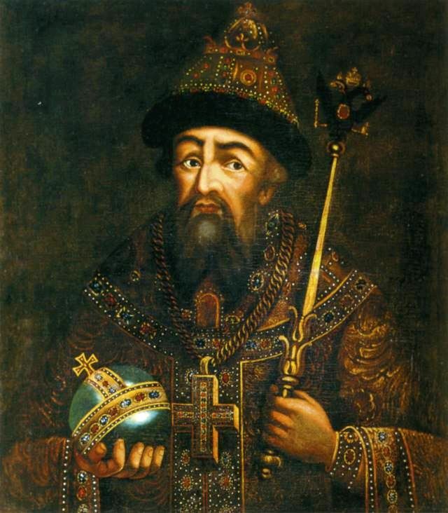 ▲俄羅斯第一位沙皇伊凡四世（Ivan IV）畫像。（圖／維基百科／國家歷史博物館藏）