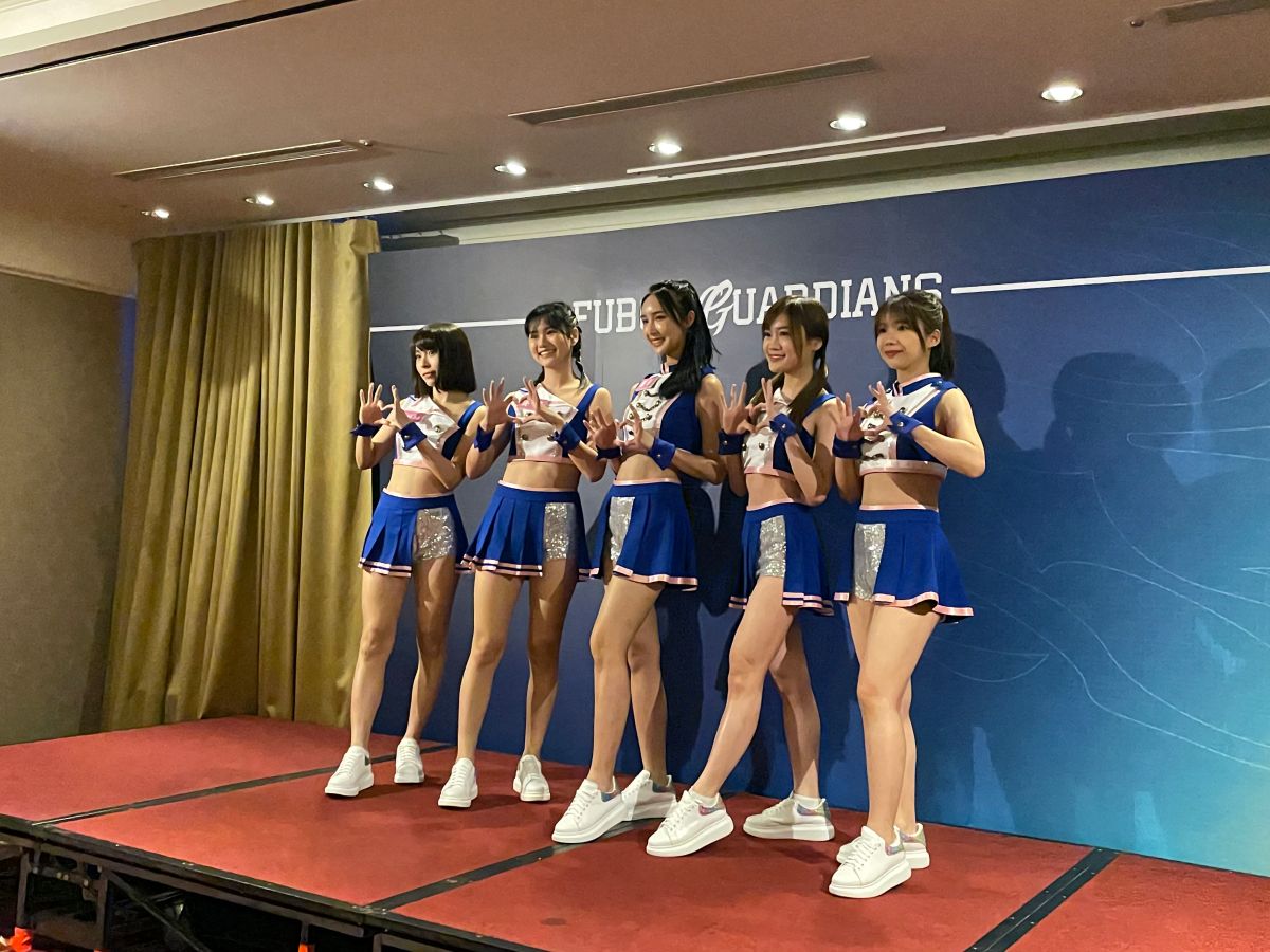 ▲富邦Angels新成員Kesha、沁沁、蓁蓁、維心、奶昔。（圖／吳政紘攝）