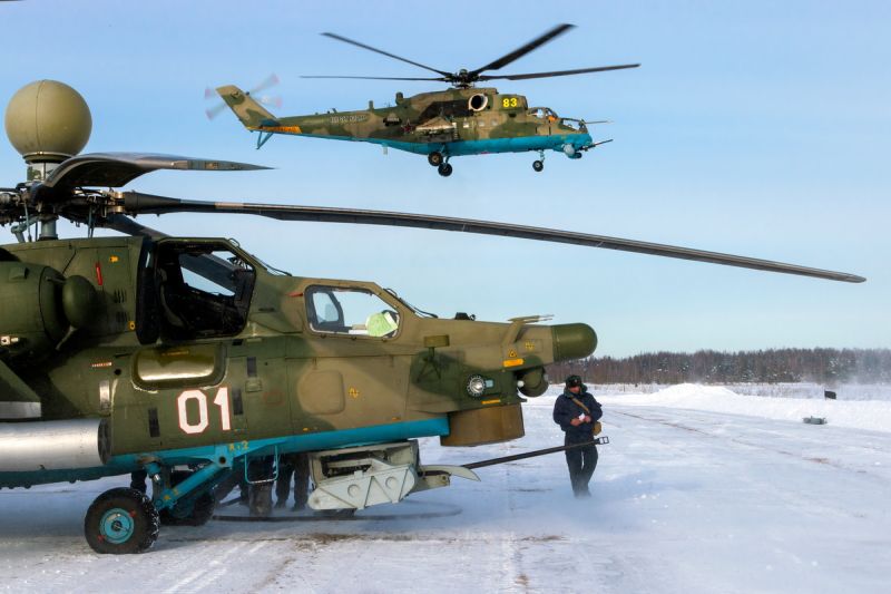 ▲烏克蘭軍方宣稱開戰至今擊落100架俄軍直升機，主要是遭到單兵攜帶的刺針飛彈毒手。（圖／俄羅斯國防部）