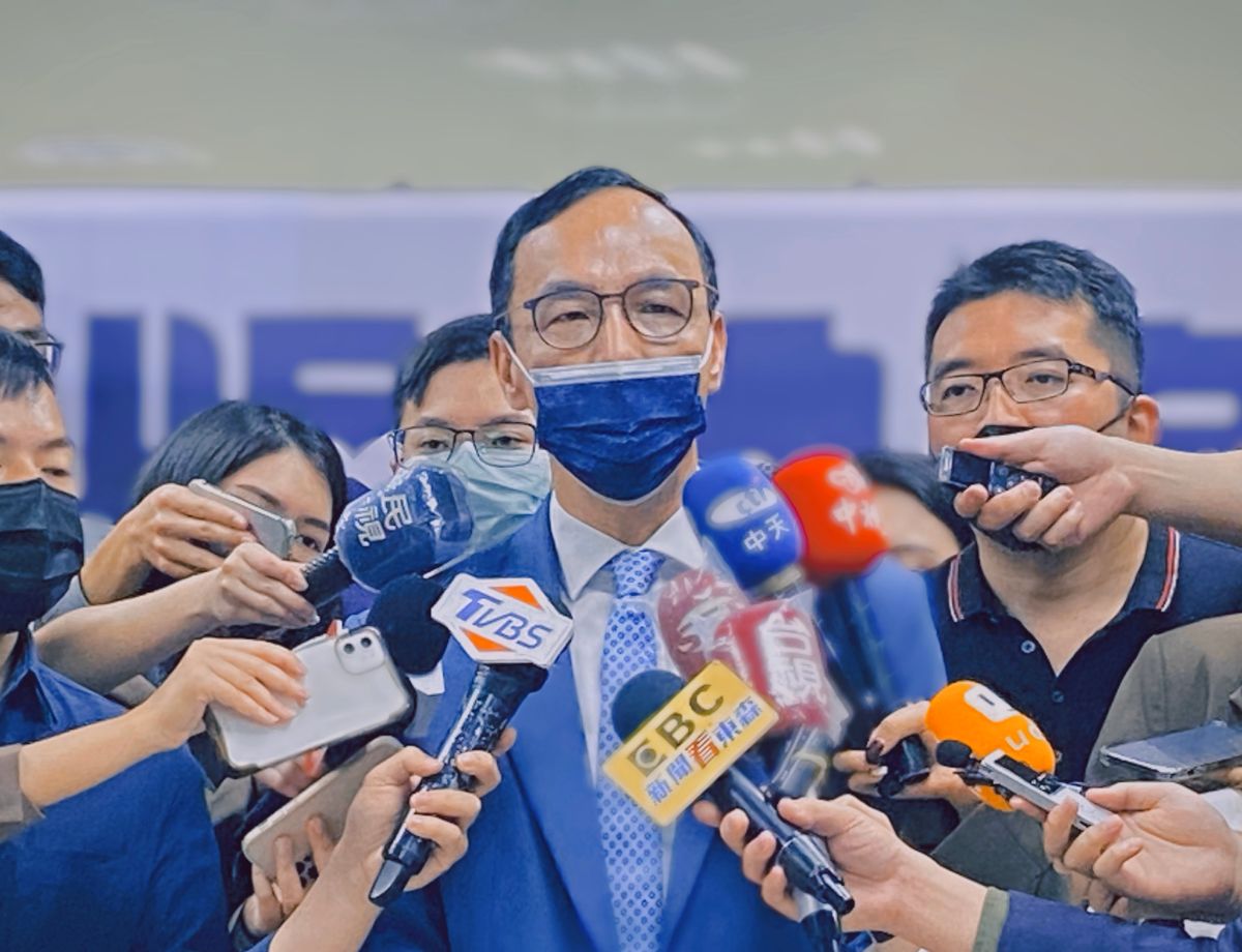 ▲朱立倫今（27）日出席中國國民黨歸僑聯誼會春酒（資料照／記者羅婉庭攝，2022.03.20）